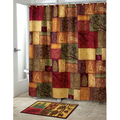 Green Shower Curtains You Ll Love   Adirondack Shower Curtain 